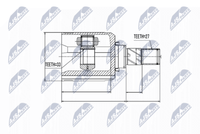 Joint Kit, drive shaft NTY NPW-NS-032