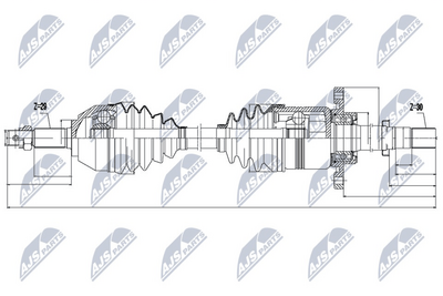 Drive Shaft NTY NPW-NS-049