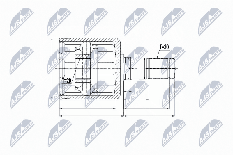 NTY NPW-NS-050 Joint Kit, drive shaft