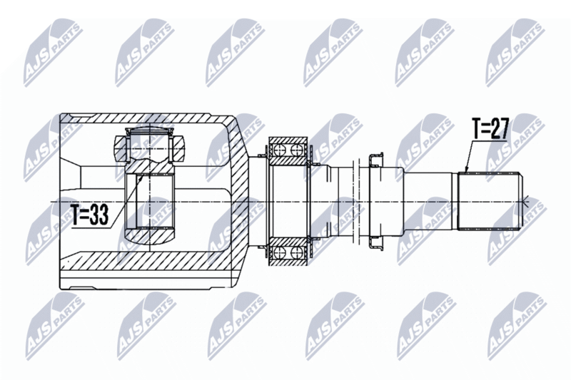NTY NPW-NS-063 Joint Kit, drive shaft