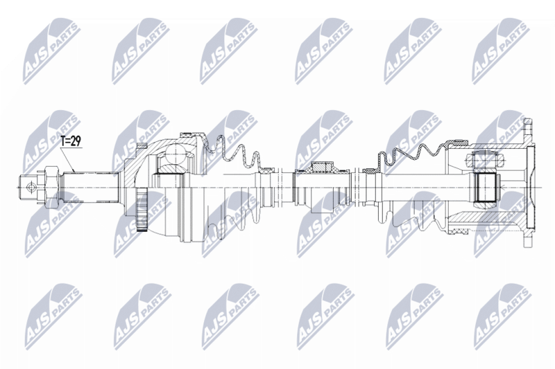 NTY NPW-NS-066 Drive Shaft