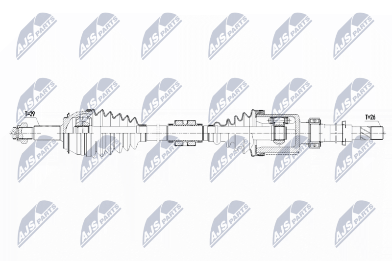 NTY NPW-NS-074 Drive Shaft