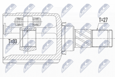 Joint Kit, drive shaft NTY NPW-NS-079