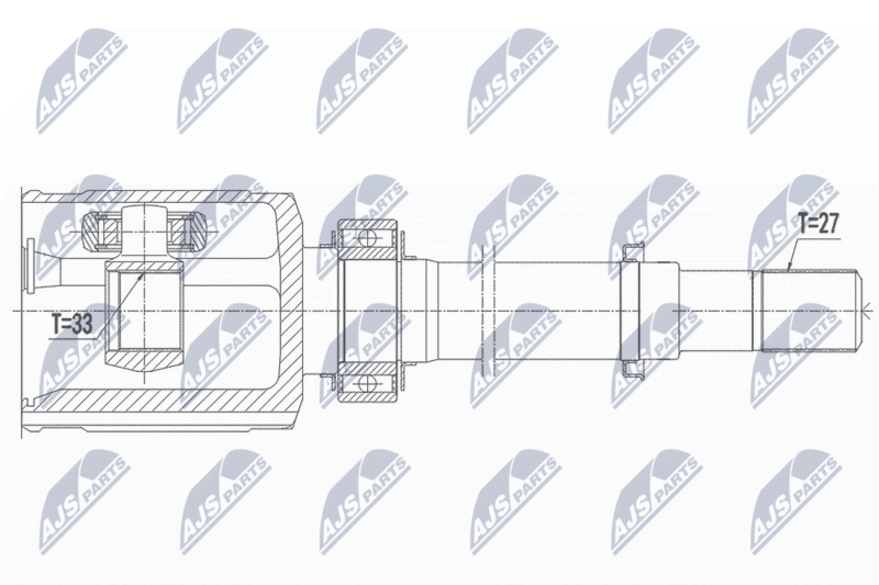 NTY NPW-NS-081 Joint Kit, drive shaft