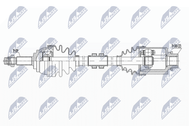 NTY NPW-NS-088 Drive Shaft