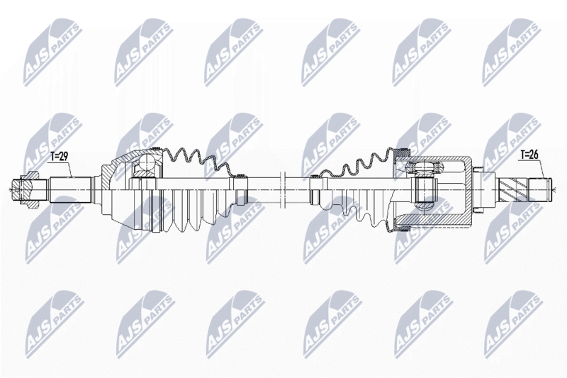 NTY NPW-NS-090 Drive Shaft