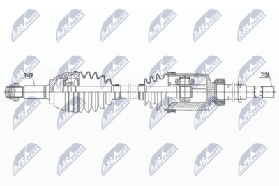 Drive Shaft NTY NPW-NS-092