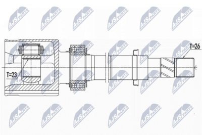 Drive Shaft NTY NPW-NS-095