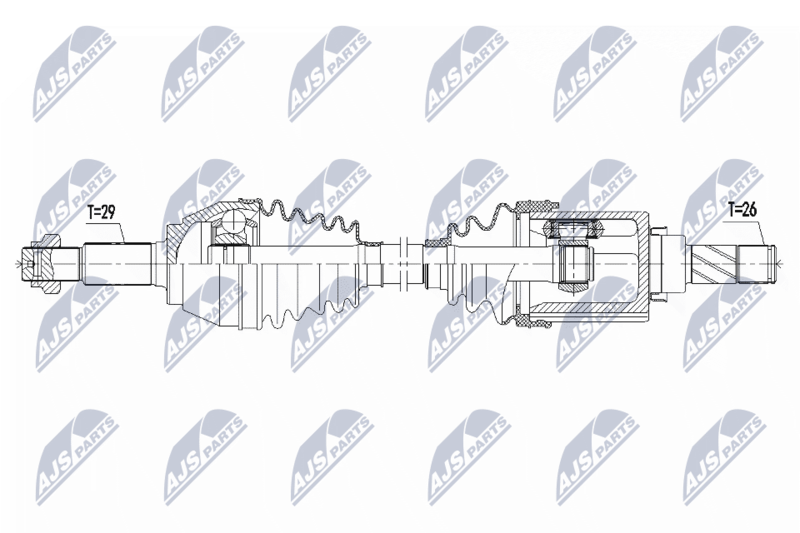 NTY NPW-NS-098 Drive Shaft