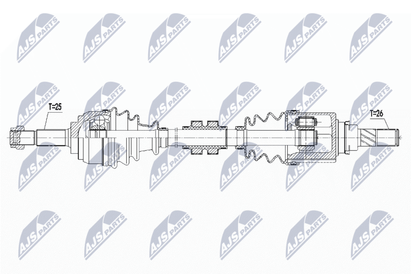 NTY NPW-NS-100 Drive Shaft