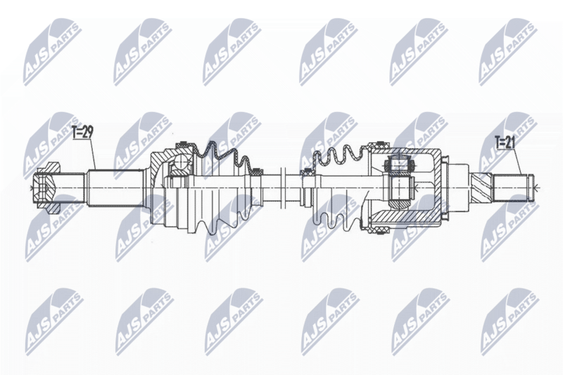 NTY NPW-NS-106 Drive Shaft