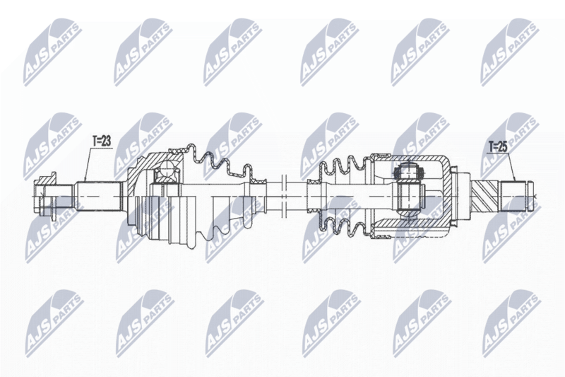 NTY NPW-NS-110 Drive Shaft