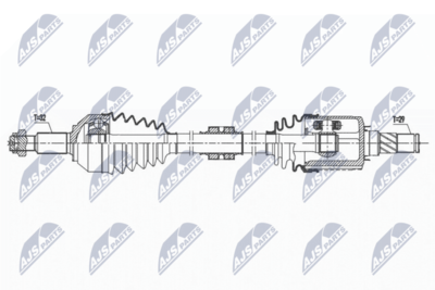 Drive Shaft NTY NPW-NS-120