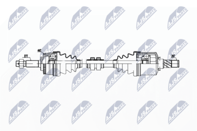 Drive Shaft NTY NPW-NS-158