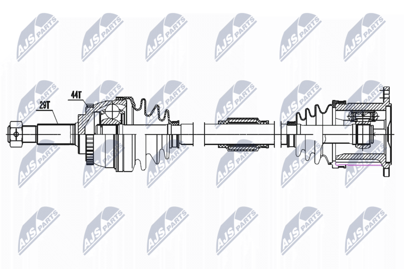 NTY NPW-NS-161 Drive Shaft