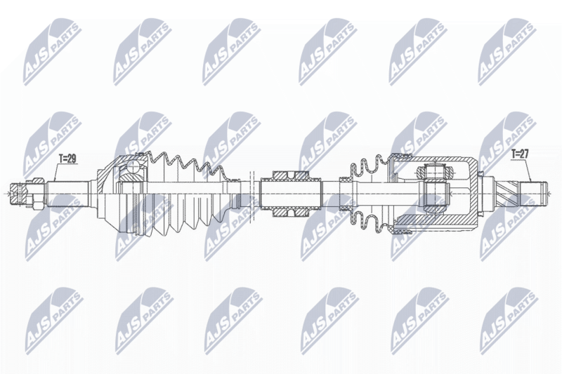 NTY NPW-NS-162 Drive Shaft