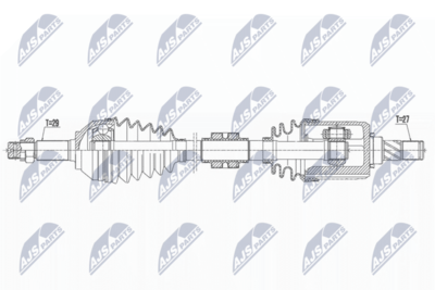 Drive Shaft NTY NPW-NS-162