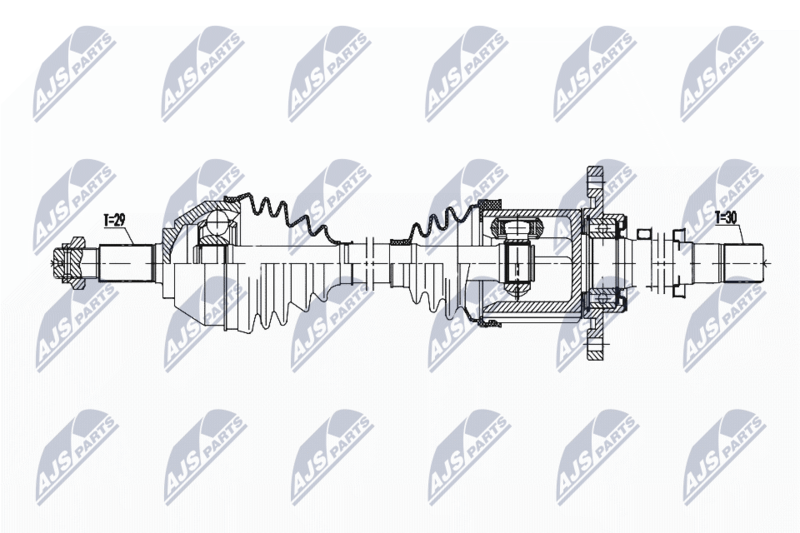 NTY NPW-NS-163 Drive Shaft