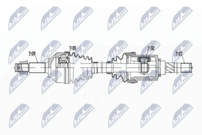 Drive Shaft NTY NPW-NS-165