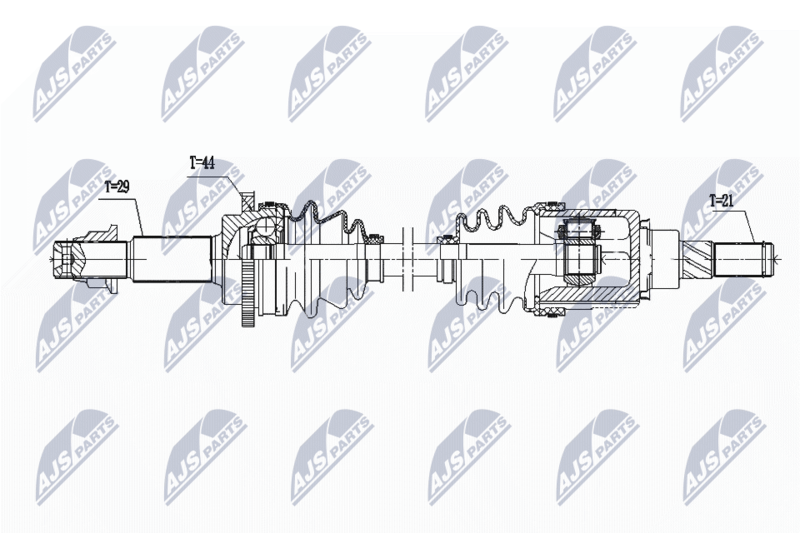 NTY NPW-NS-166 Drive Shaft