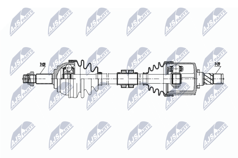 NTY NPW-NS-169 Drive Shaft