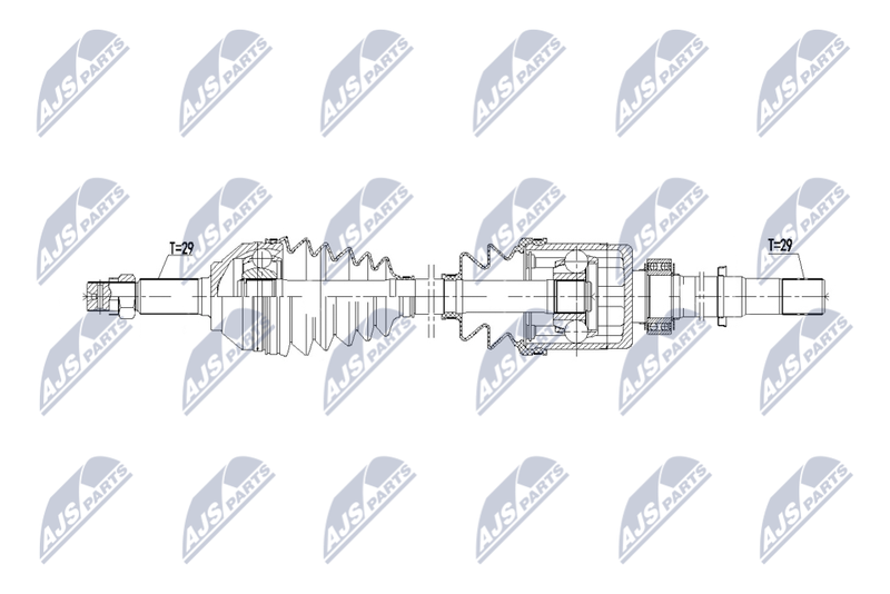 NTY NPW-NS-171 Drive Shaft
