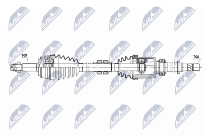 Drive Shaft NTY NPW-NS-172