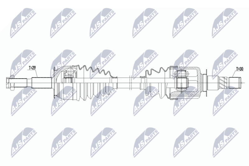 NTY NPW-NS-173 Drive Shaft