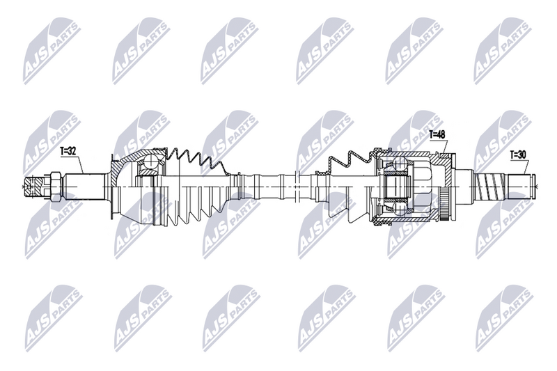 NTY NPW-NS-174 Drive Shaft