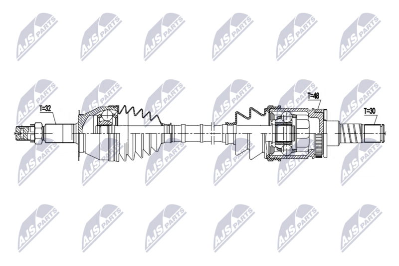 NTY NPW-NS-175 Drive Shaft