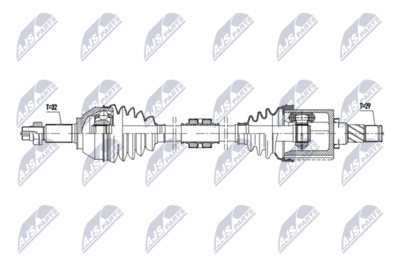 Drive Shaft NTY NPW-NS-176