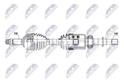 Drive Shaft NTY NPW-NS-178