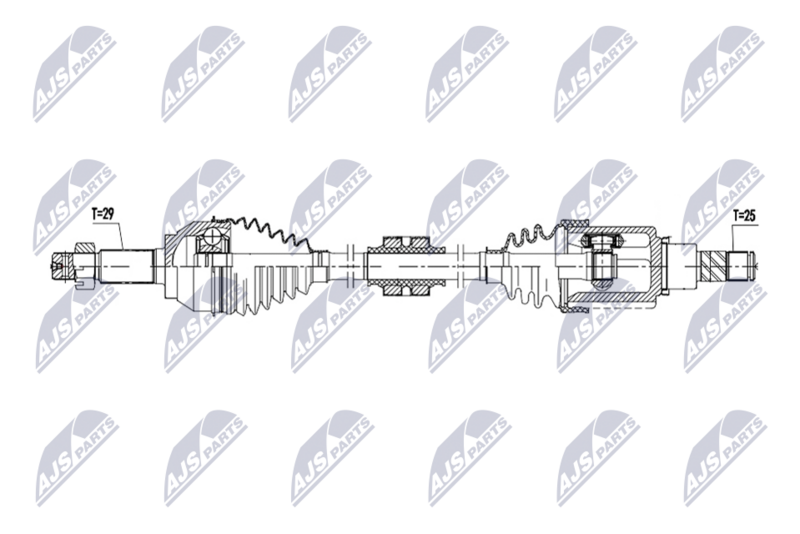 NTY NPW-NS-179 Drive Shaft
