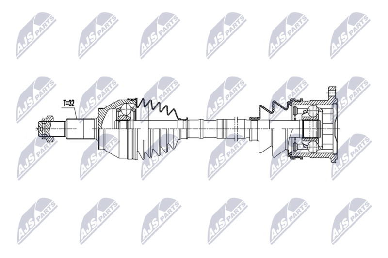 NTY NPW-NS-183 Drive Shaft