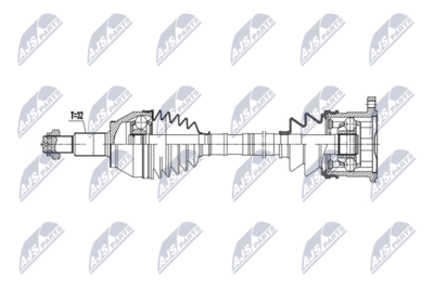 Drive Shaft NTY NPW-NS-183