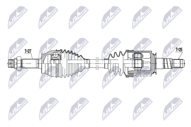 NTY NPW-NS-185 Drive Shaft