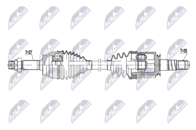 Drive Shaft NTY NPW-NS-185
