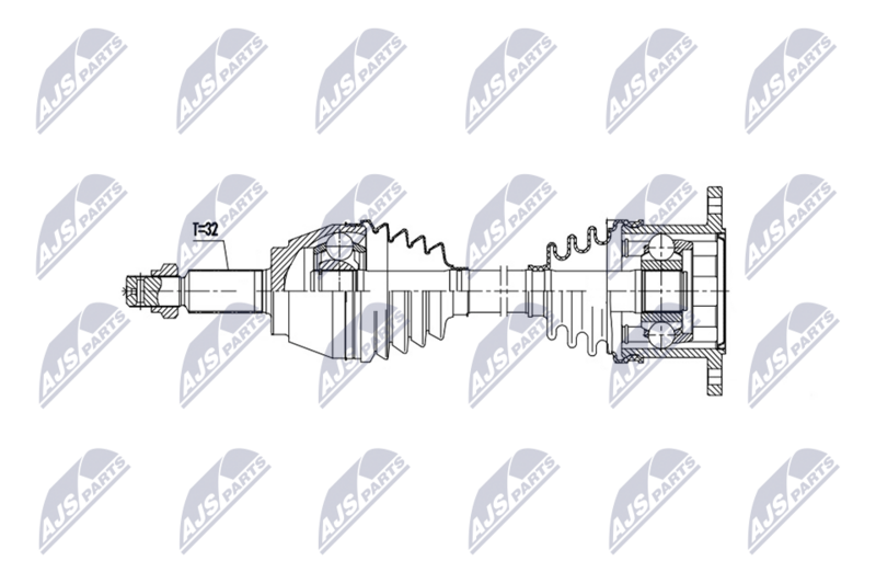 NTY NPW-NS-196 Drive Shaft