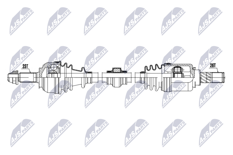 NTY NPW-NS-198 Drive Shaft