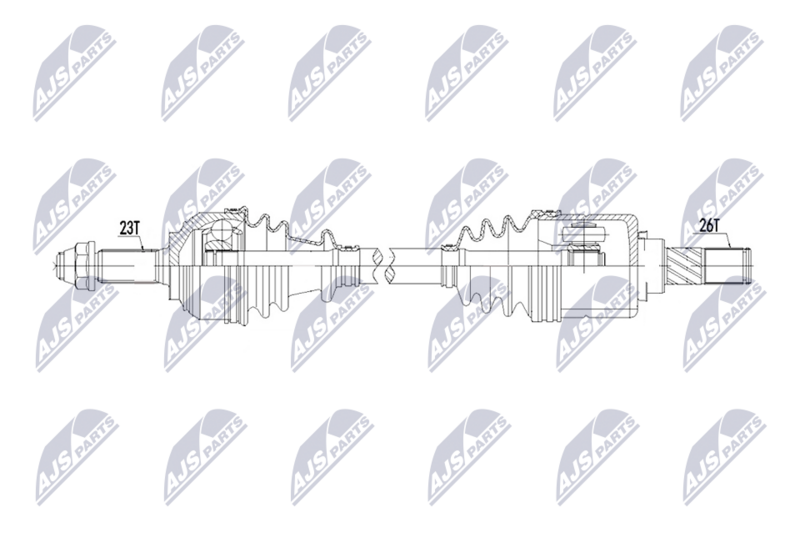 NTY NPW-NS-199 Drive Shaft