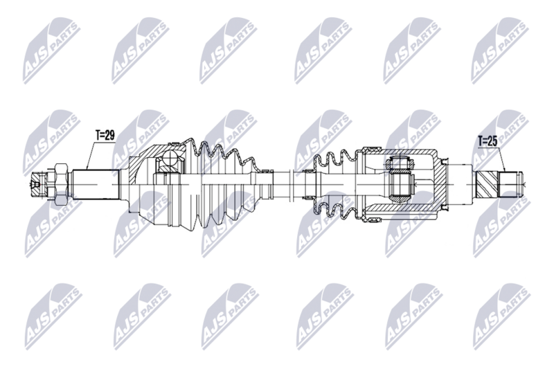 NTY NPW-NS-204 Drive Shaft