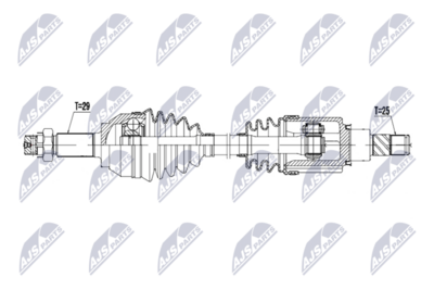 Drive Shaft NTY NPW-NS-204