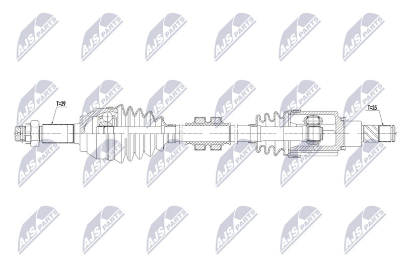 NTY NPW-NS-205 Drive Shaft