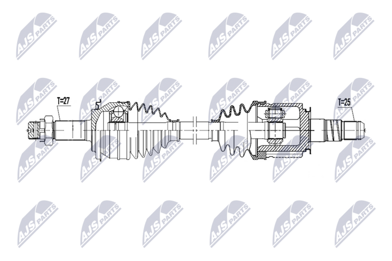 NTY NPW-NS-217 Drive Shaft