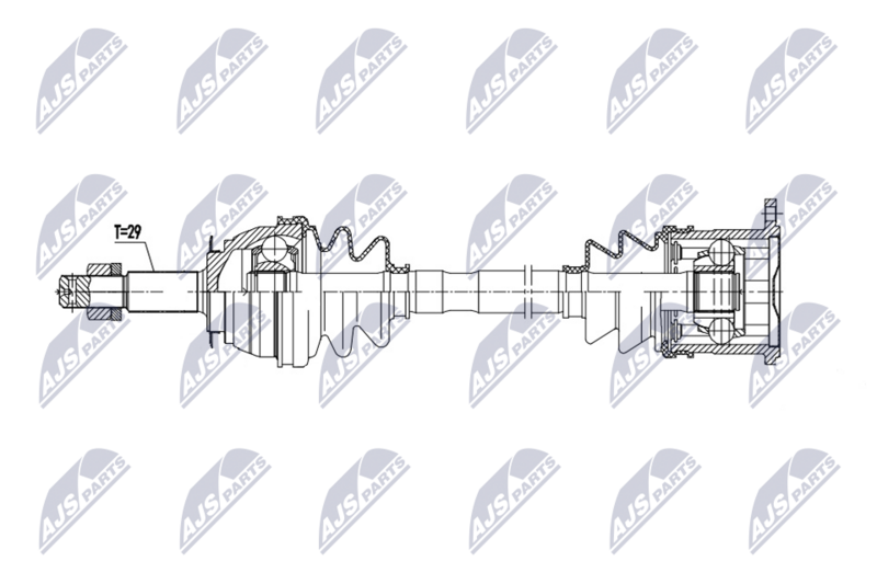 NTY NPW-NS-220 Drive Shaft