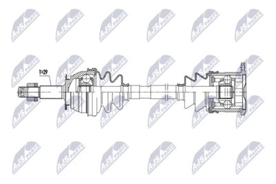 Drive Shaft NTY NPW-NS-221