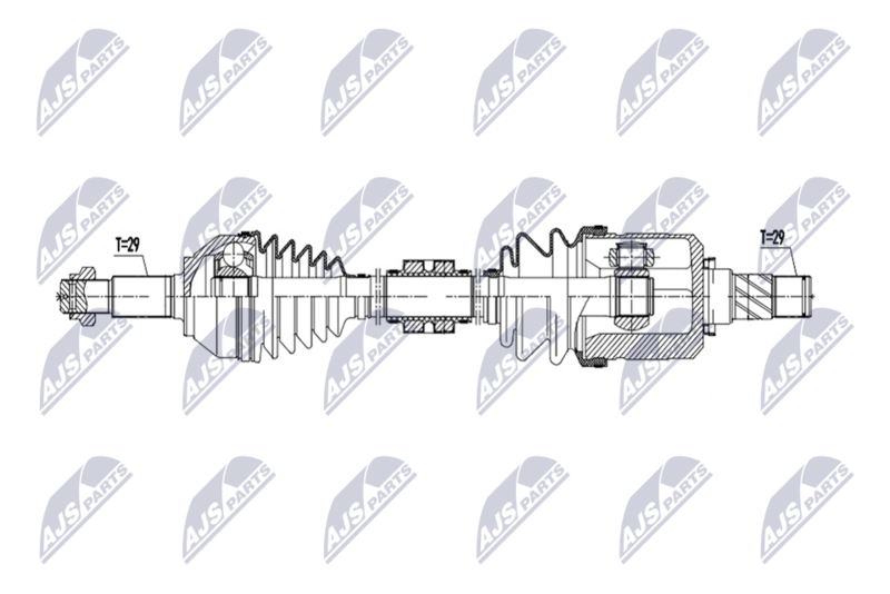 NTY NPW-NS-224 Drive Shaft
