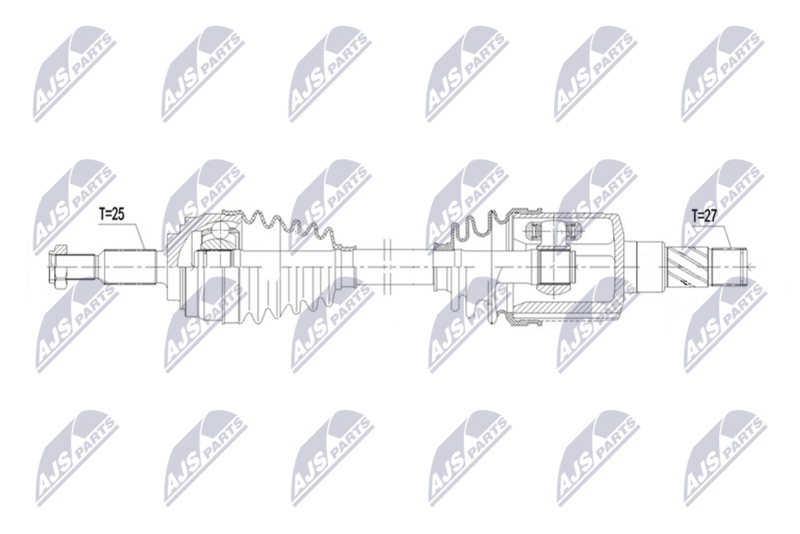 NTY NPW-NS-226 Drive Shaft