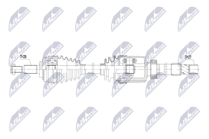 NTY NPW-NS-227 Drive Shaft