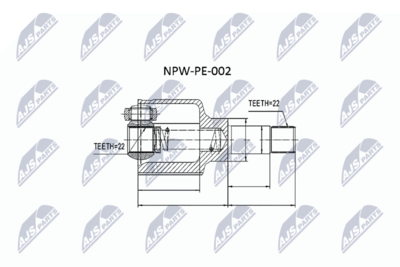 Joint Kit, drive shaft NTY NPW-PE-002